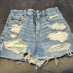 american eagle curvy 90s boyfriend short jean shorts